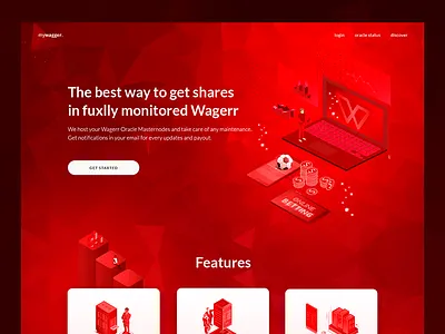 Invwstiment service web design company crypto for investments website