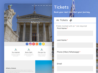 Vitali Tours design designal dsgnl tours website wordpress