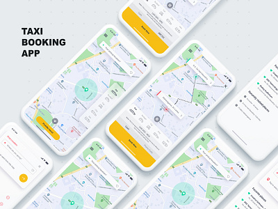 Taxi Booking App ios iphone pickme taxi uber userinterface ​inspiration ​mobile ​userexperience