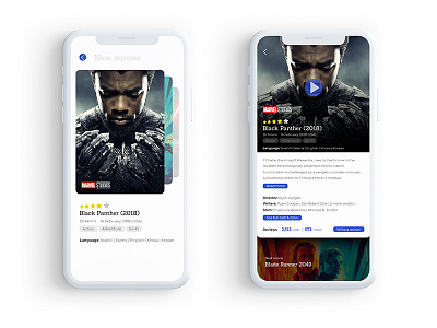 Movie Review App mobile app design movie review app uiux