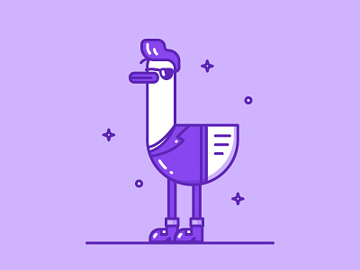 Greaser goose goose illustration