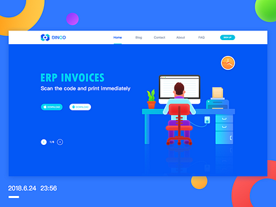Erp Invoices ui ux web