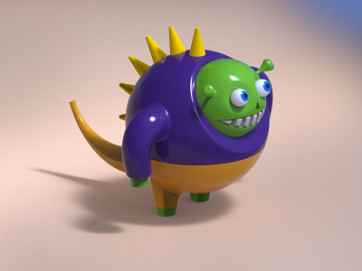 Toy Monster (2) 3d cartoon fantasy fun illustration imaginary kids monster toy toy design