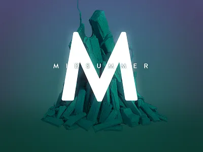 Midsummer/Summer solstice celebrations 3d c4d celebration midsummer summer solstice typography