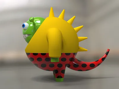 Toy Monster (3) 3d cartoon fantasy fun illustration imaginary kids monster toy toy design