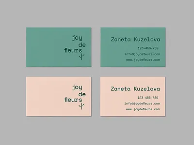 JDF Business card branding business card color code flower graphic identity logo