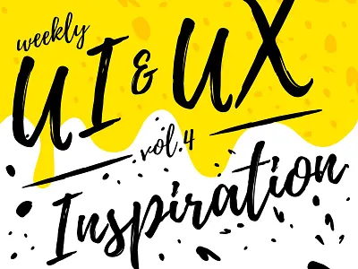 Weekly UI & UX Inspiration vol. 4 article blog inspiration layout typography ui ux