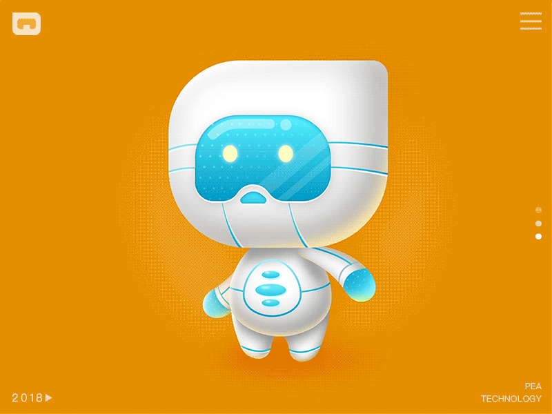 Image Design-DOUODU gif illustration mascot mechanical