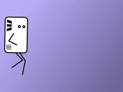 Card Man Thing character design motion rubberhose