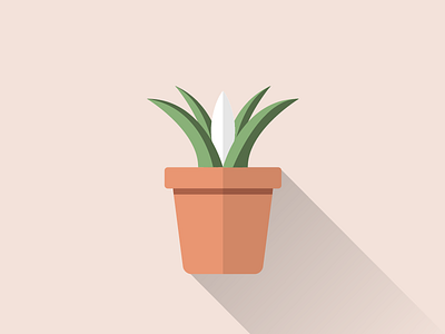 Potted Planto flat flat illustration illustration plant plant illustration planto pot pot illustration