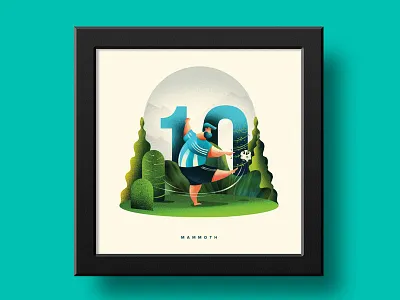 What i do is play soccer, Which is what i like. 10 argentina design fifa football grain illustration leaves