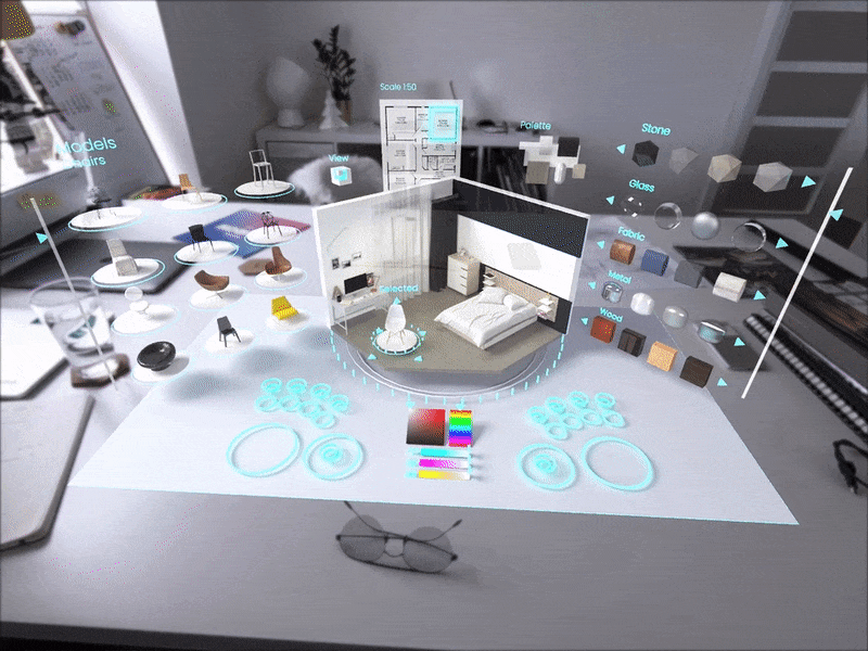 Month of Rebounds / Day 28 / AR App for Interior Design #3 ar concept design furniture interior palette plan software tool vr