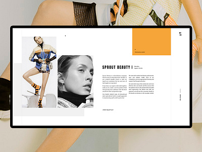 Beauti lending beauti clean design fashion landing page minimal travel ui userinterface ux web