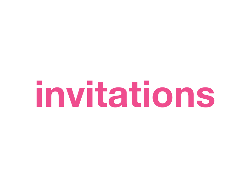 2 Dribble Invitations animation dribbble gif invitation motion graphic