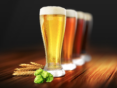 Beer Styles blender 3d product render