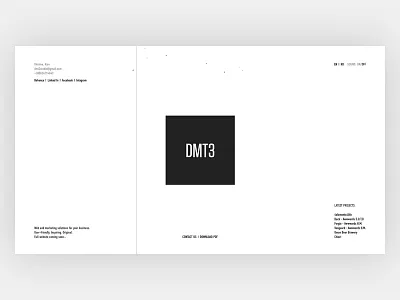 DMT3 animation design mobile studio ui ux visual web website