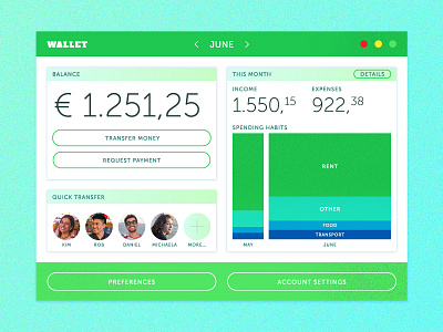 UX Challenge: Wallet design dribbble graphic graphic design interface ux ux challenge