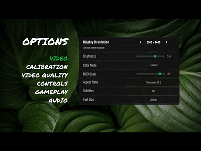 Daily UI 007: Settings daily ui 007