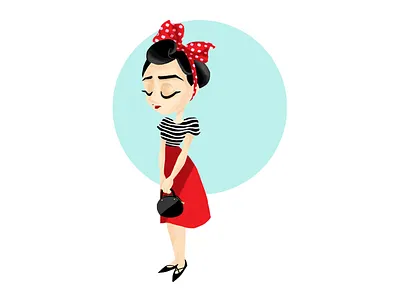 Vintage Girl digitalart girl illustration vintage