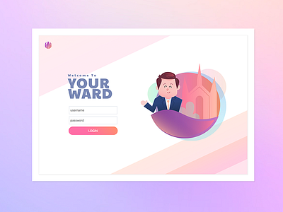 Church Dashboard Login angles bishop bright church css html landing landing page login sunset ward