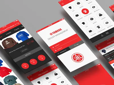 Yamaha Mobile App abhishek design mobile design travel ui ux