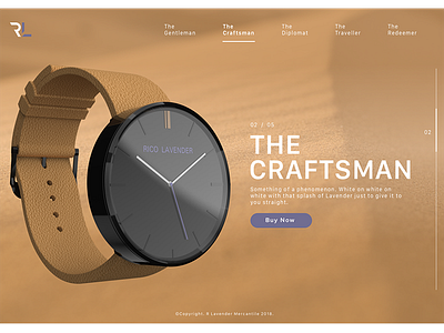 The Craftsman design fashion product ui ux watch web