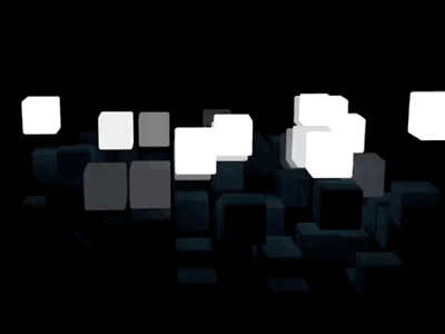 Bouncing Boxes 3d 3danimation animation c4d glow light pattern