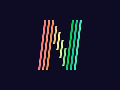 N Logo brand branding design icon logo n