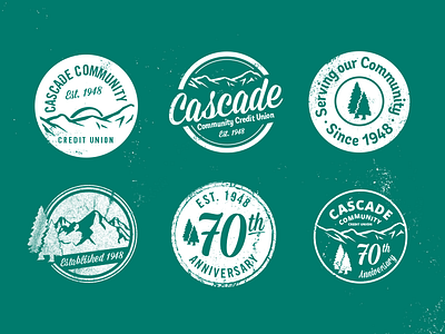 Even banks need tees anniversary bank cascade design distressed pnw t shirt tee vector