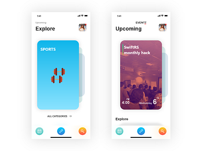 EVENTT App app event events ios iphonex meetup