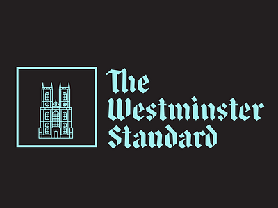 Concept Logo Design for The Westminster Standard cathedral church england logo logo design royal u.k. westminster