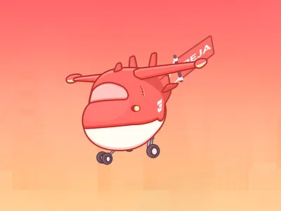 Aircraft aircraft animation brand character design editorial illustration interface minimalism typography