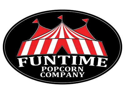 Funtime Logo branding food funtime graphic design identity illustration logo logo design popcorn