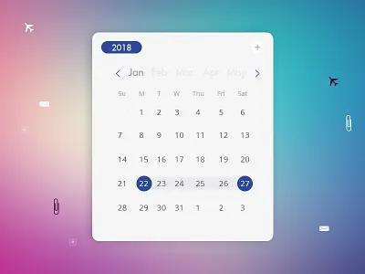 Calender Screen agency analytics app calendar date mobile picker travel ui ux web