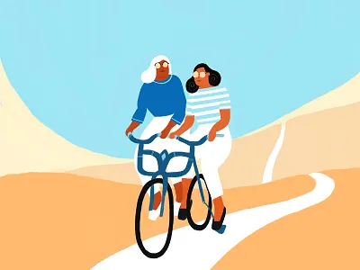 In Pairs closeness illustration partnership tandem women