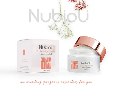 Nubioli.1 cosmetic elegant modern organic packaging simple
