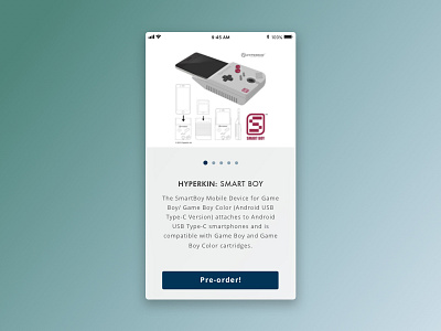 Daily UI #075 - Pre-Order 075 buy dailyui ecommerce ios mobile portfolio preorder ui ux