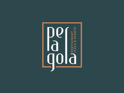 Logo Perlagola brand eat events fashion food logo pizza restaurant trend