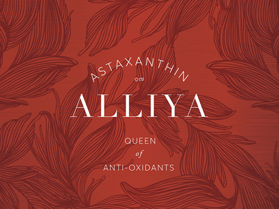 Alliya, Thailand astaxanthin branding logo thailand