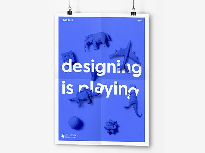 #postereveryday - 29 challenge designing graphic design photoshop playing poster posteraday postereveryday