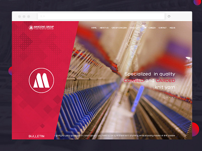 Maksons Group Website ui website websitedesign