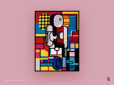 If Picasso had Illustrator color cubism illustration minimalism poster