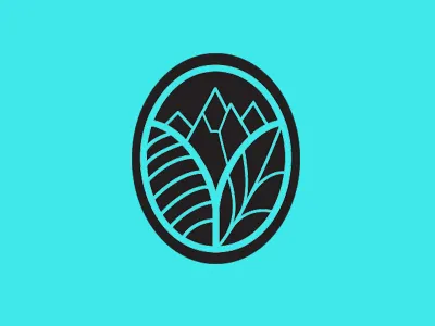 Mountain Tea badge design fashion graphic logo logos sale