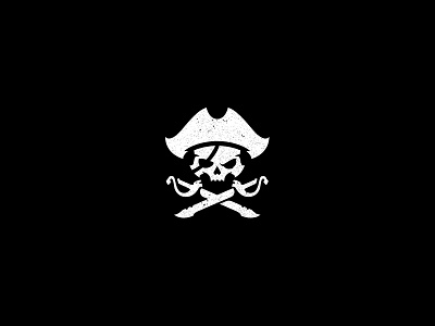 Tobias brand branding cajva crazy emblem indentity logo mark pirate skull sword