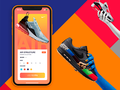 Shop air ecommerce ios iphone x nike online store shop sport