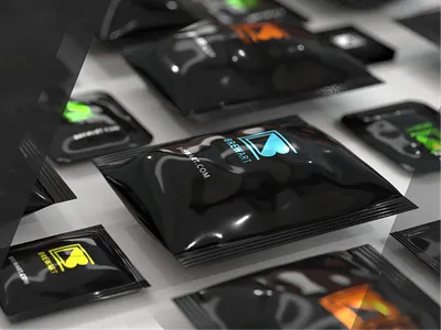 Ingredients blender 3d product render