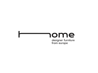 Home e commerce furniture landing loft logo logotype minimalistic page