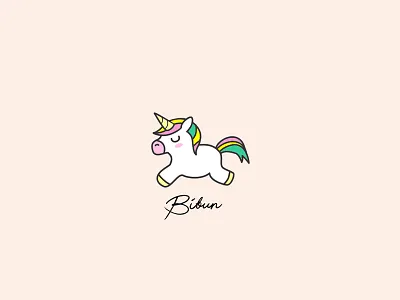 Pony Logo my version branding cute horse kid little logo minimal pony simple