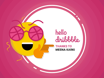 Hello Dribbble! karki meena