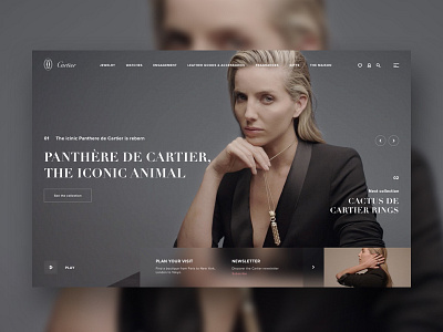 Cartier blur design grey site sketch web